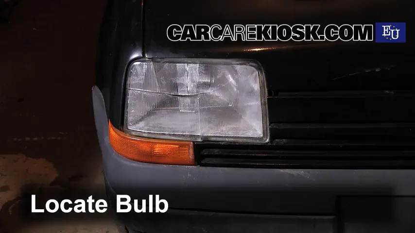 1990 Renault 5 TL Campus 1.4L 4 Cyl. Éclairage Feu de jour (remplacer l'ampoule)